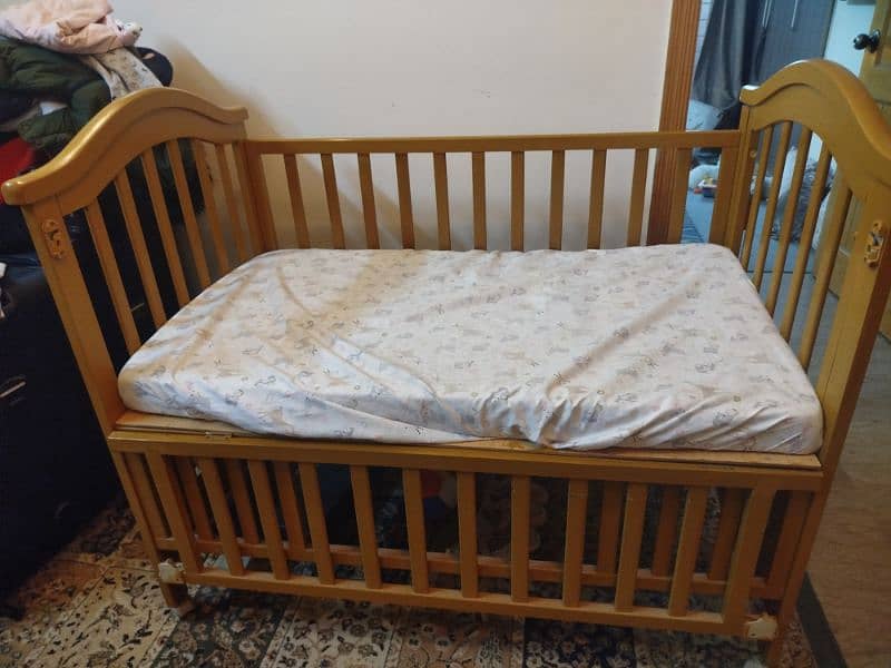 Baby cot/wooden baby cot/mattress/bedding sets/baby beds 1