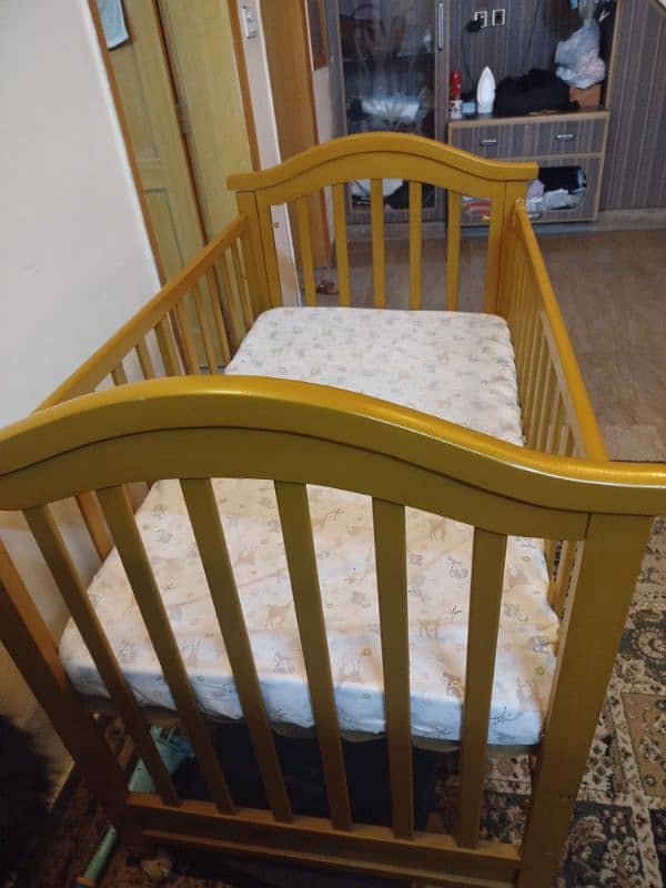 Baby cot/wooden baby cot/mattress/bedding sets/baby beds 4