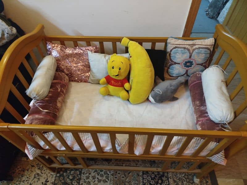 Baby cot/wooden baby cot/mattress/bedding sets/baby beds 6