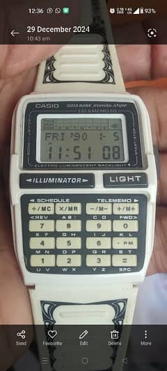 New Casio Databank Monday Style Illuminator watch  for sale.