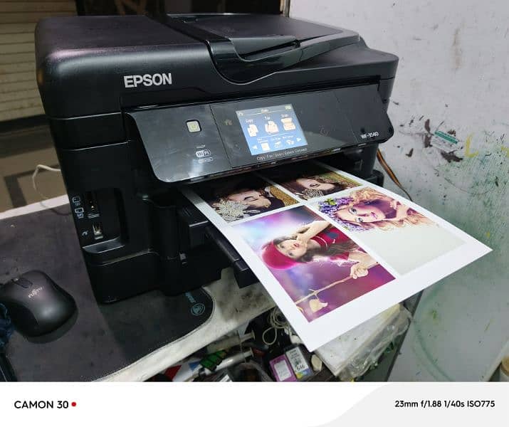 Epson WorkForce WF-3540 Wireless All-in-One Color Inkjet Printer, U. k 0