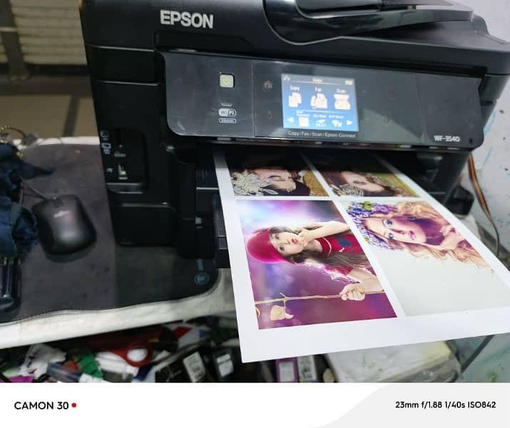 Epson WorkForce WF-3540 Wireless All-in-One Color Inkjet Printer, U. k 2