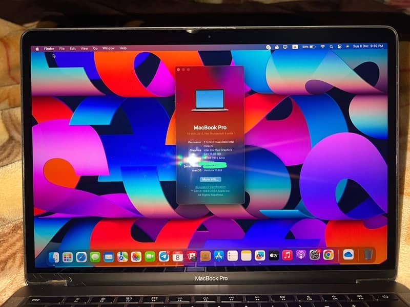 Macbook pro 2017 13,inch 12