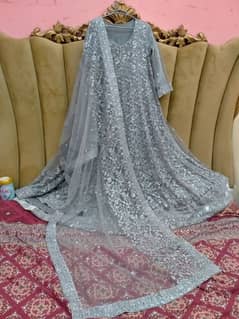 Silver Bridal Maxi