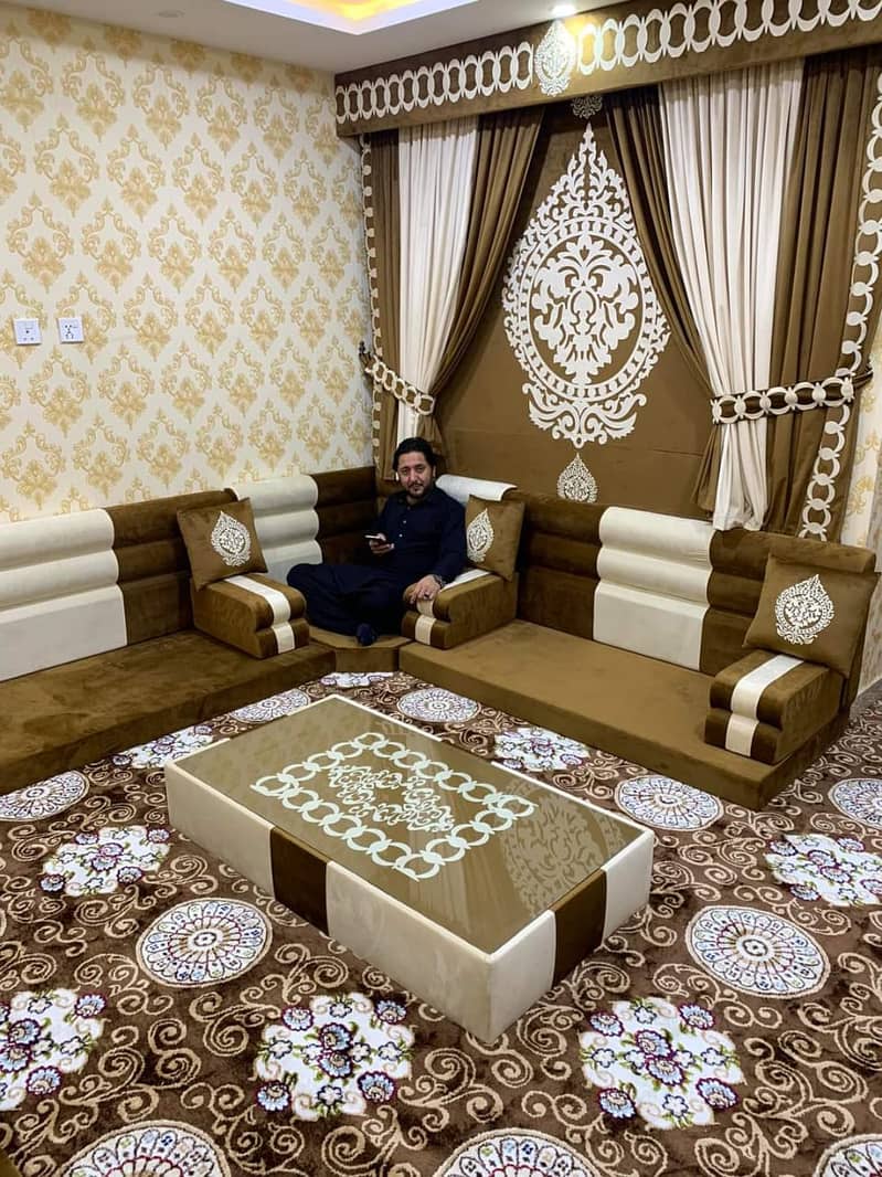 Arabic Majlis Sofa /Arbi Majlis / Saudi Majlis / Hujra Bethak / Sofa 7