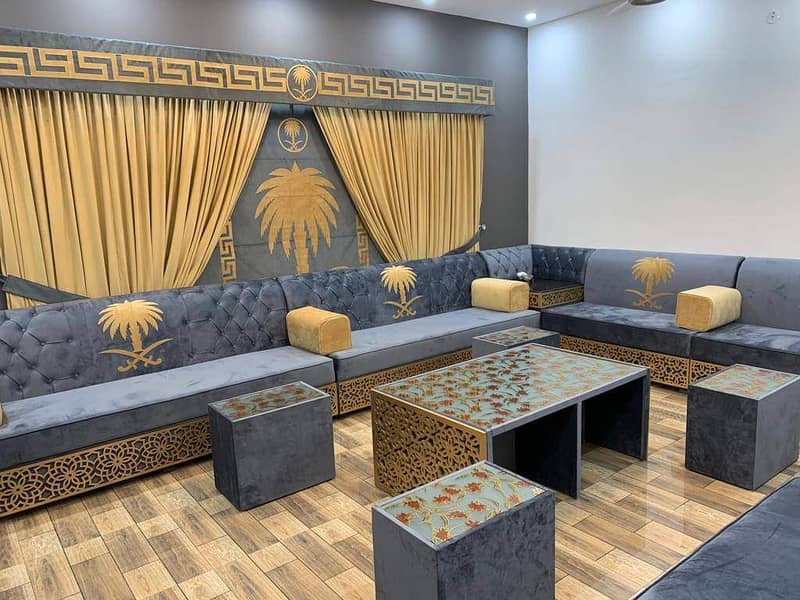 Arabic Majlis Sofa /Arbi Majlis / Saudi Majlis / Hujra Bethak / Sofa 5