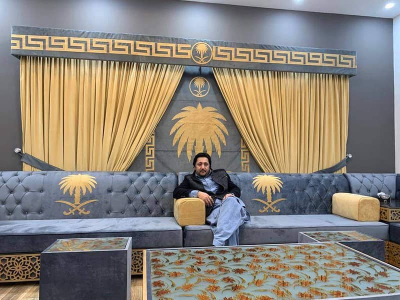 Arabic Majlis Sofa /Arbi Majlis / Saudi Majlis / Hujra Bethak / Sofa 4