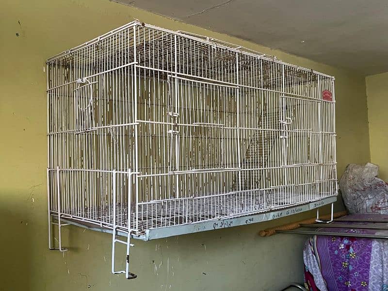 Two portion parrot cage 0