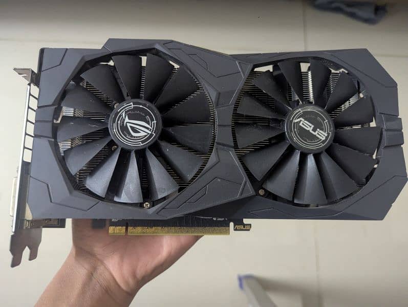 Asus rogstrix Rx 580 8gb graphic card 0