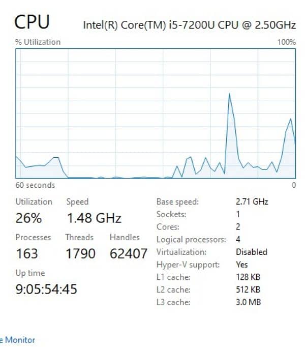 Lenovo x270 core i5 7th gen 5