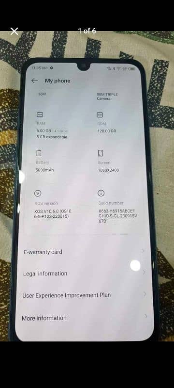 Infinix Note 12 10/10 Condition 6+2Gb Ram 128Gb Storage With Box 5