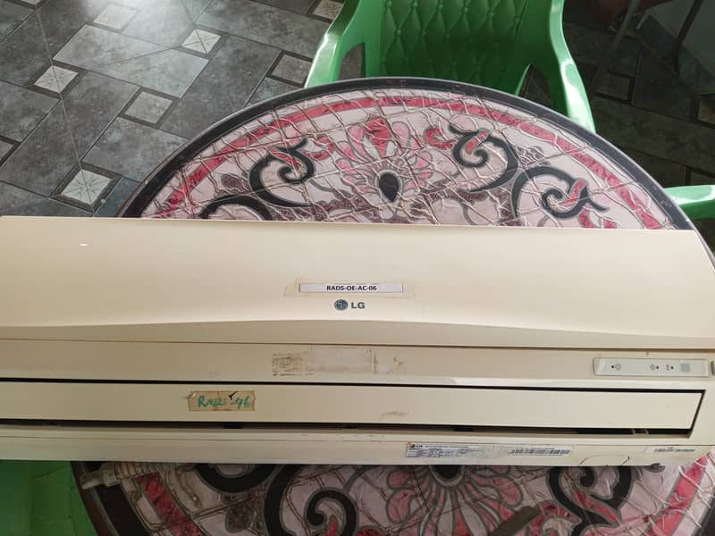 LG Split AC 1 ton Non Invertor for sale (Good Condition) 0