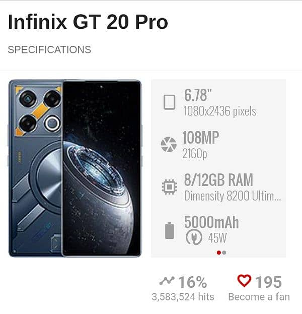 Infinix GT 20 Pro 2