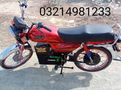 Electric bike with new Lithium battery 60-70 km millage