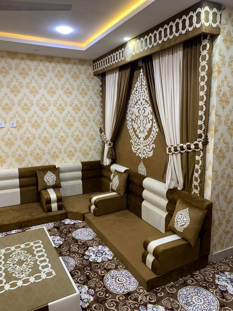 Arabic Majlis Sofa /Arbi Majlis / Saudi Majlis / Hujra Bethak / Sofa 9