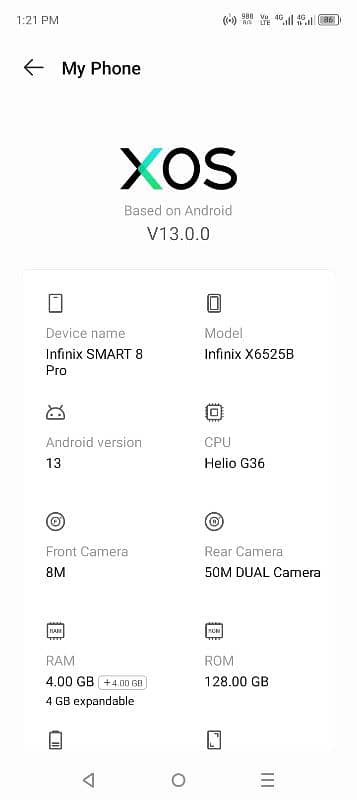 Infinix Smart 8 pro 0