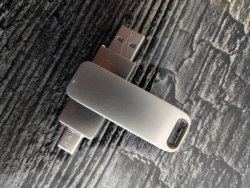 64GB  USB Flash Drive - Dual Port (USB & Micro USB) Type C 0