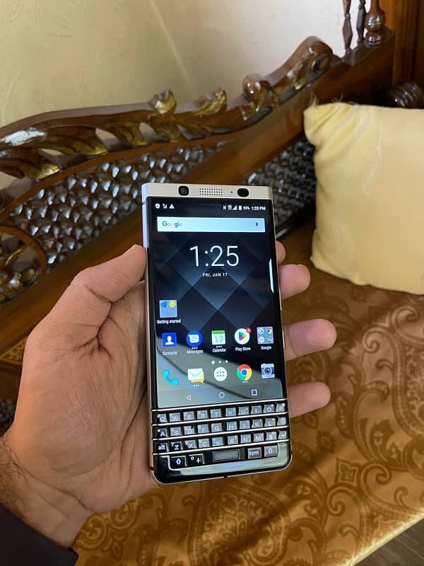 blackberry keyone silver edition canadian 0