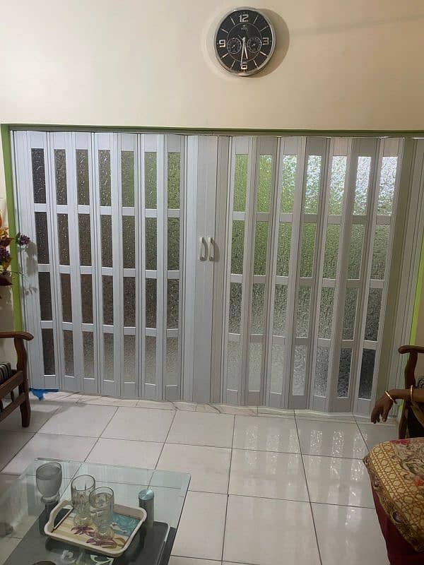 pvc sliding door partition/blinds/curtains and all interior 4