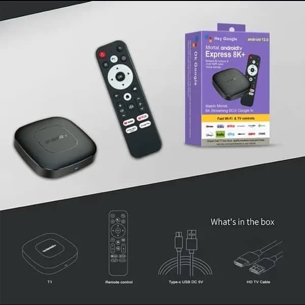 Android Tv box ( Google Tv , 8GB RAM -128GB Mem ) 5000 FREE Tv channel 11