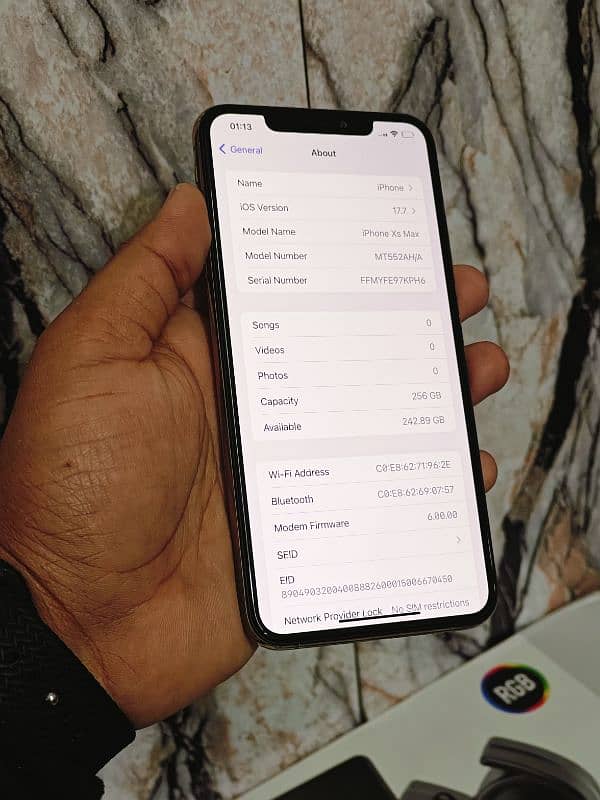 iphone XS max 256 Gold official PTA approved 2