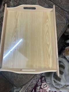 wooden dinner serving trays