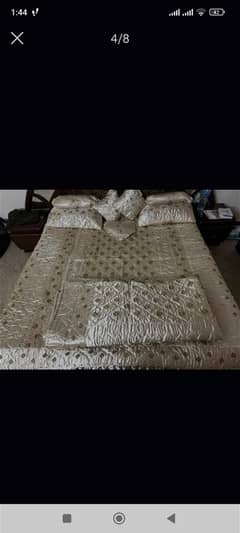 bridal bedsheet set / bridal dowery set