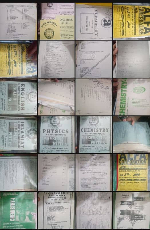 All ECAT and MDCAT AND 11TH 12TH CLASS BOOK , GUIDE, MCQS,NOTS , 19