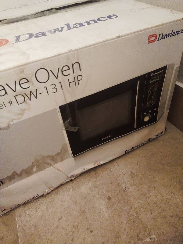 dawlance microwave oven dw 131 hp unused 0