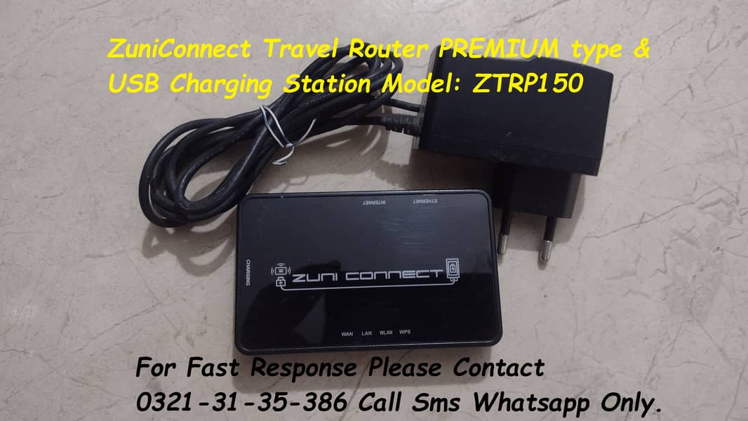 travel wifi router with usb charging station 0