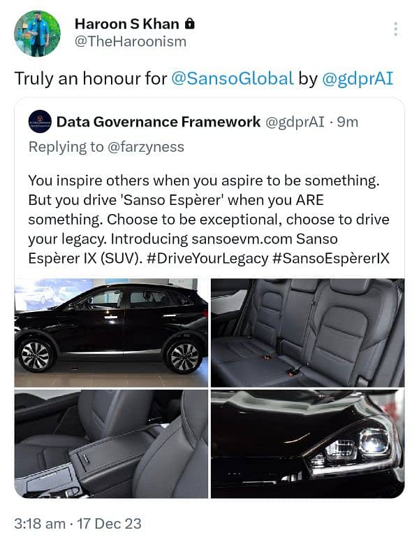 Sanso German Electric Vehicles now in Pakistan 0