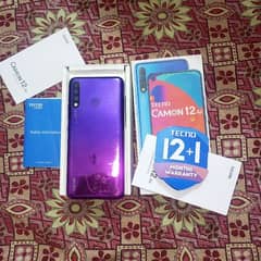 Tecno Camon 12 air 4/64 no fault pannel change white spots on screen