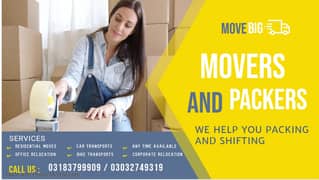 Packers & Movers/House Shifting/Loading / unloading /Office Shifting