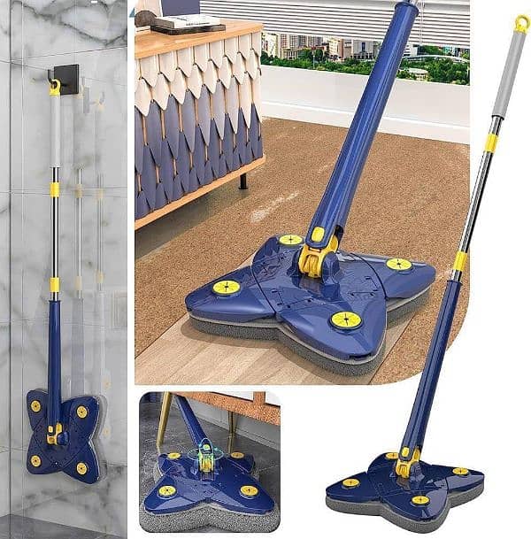 360° Rotatable adjustable cleaning mop 1