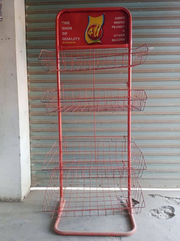 karyana shop counter +Rack+lays stand new condition use only 01 month 12