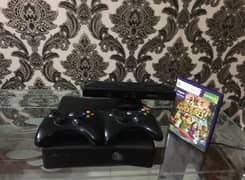 xbox 360 slim 250 gb with camera games and controller