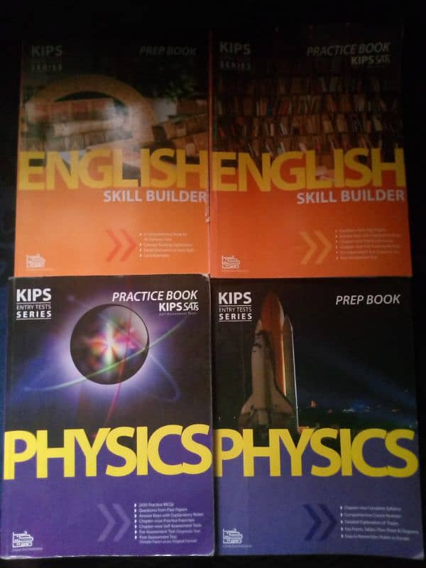 KIPS entry test books + nust guide 1