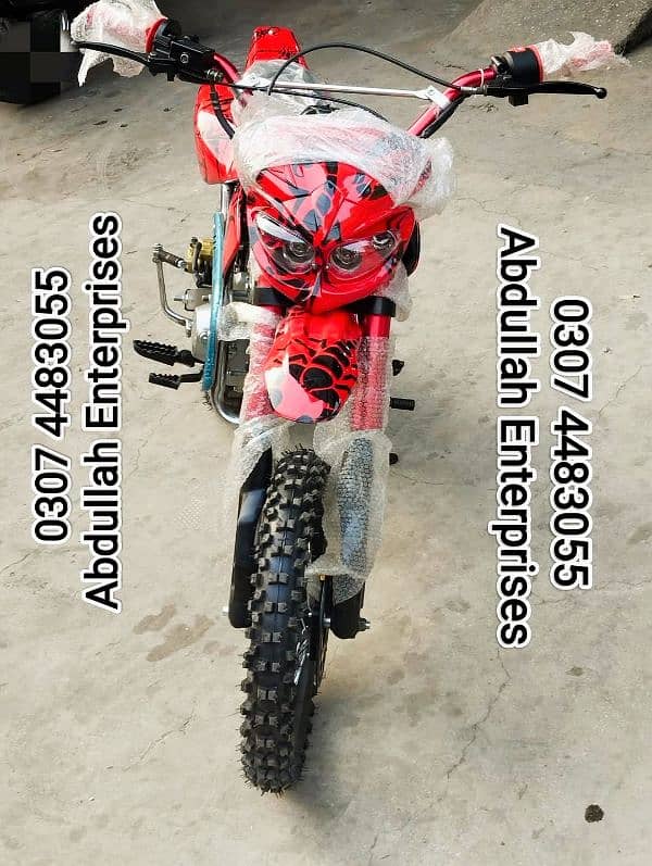 Trail bike brand new zero meter for sale delivery all over Pakistan 5