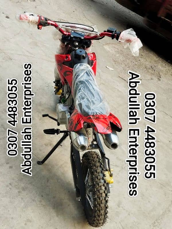 Trail bike brand new zero meter for sale delivery all over Pakistan 7