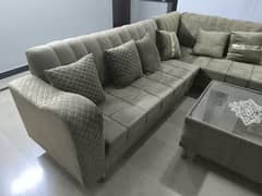 L shape 6 seater sofa