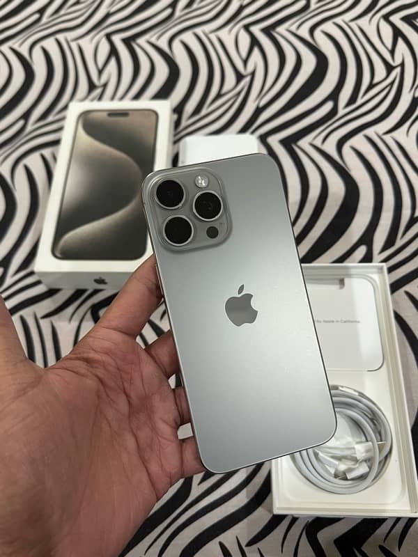 IPhone 15 Pro Max 256GB Pta Approved 0