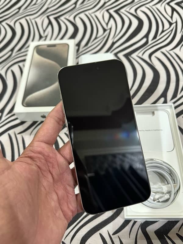 IPhone 15 Pro Max 256GB Pta Approved 1