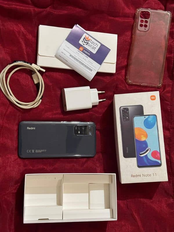 Redmi note 11 complete box 10/10 1