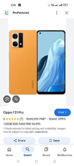 oppo f21 pro 8gb128gb with only box