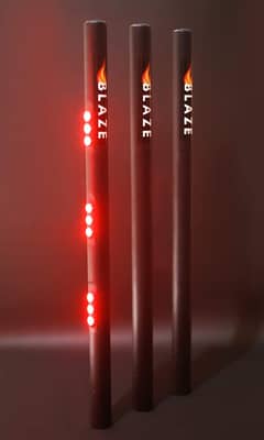 LED Lights Flashing Wickets for Cricket - BLAZE (1 set)