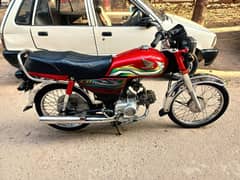 Honda Cd 70  2022 end model 15500 km driven only like new bike