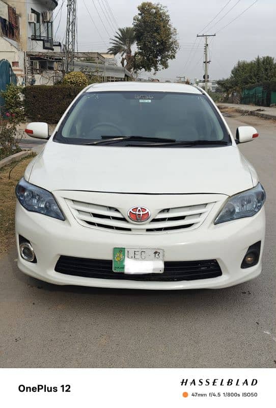 Toyota Corolla XLI 2013 0