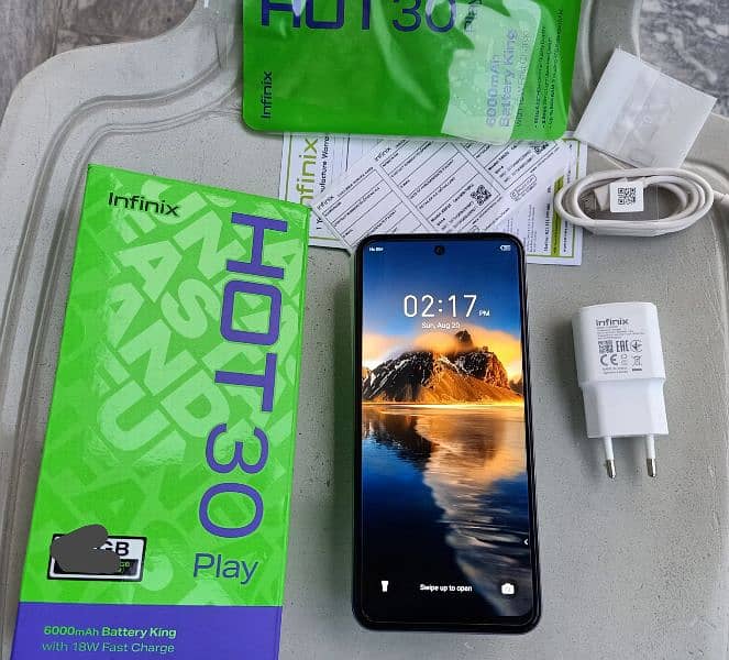 infinix Hot 30 Play 8/128GB"ist Hand,Duel SiM Lussshh 10/9.5, 0