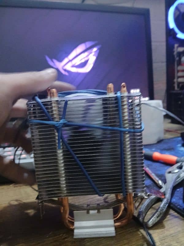 Ausen A100 cooler and 2 fans 1