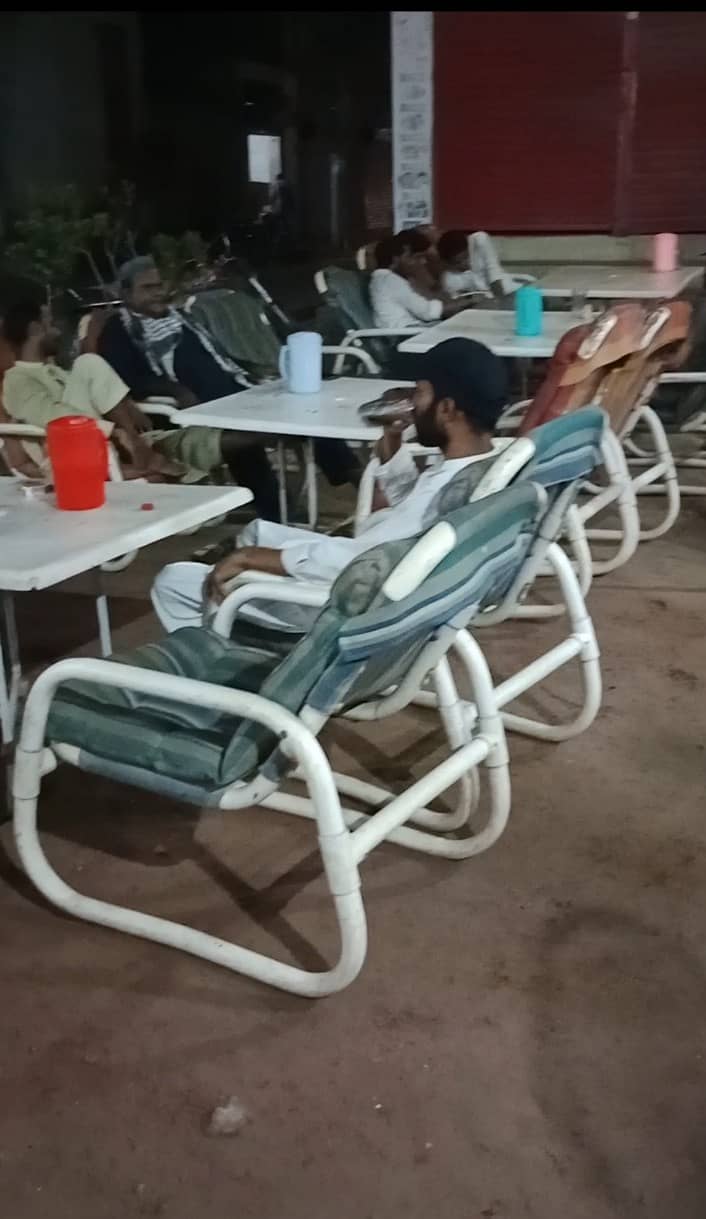 Stove and Outdoor Chairs 6